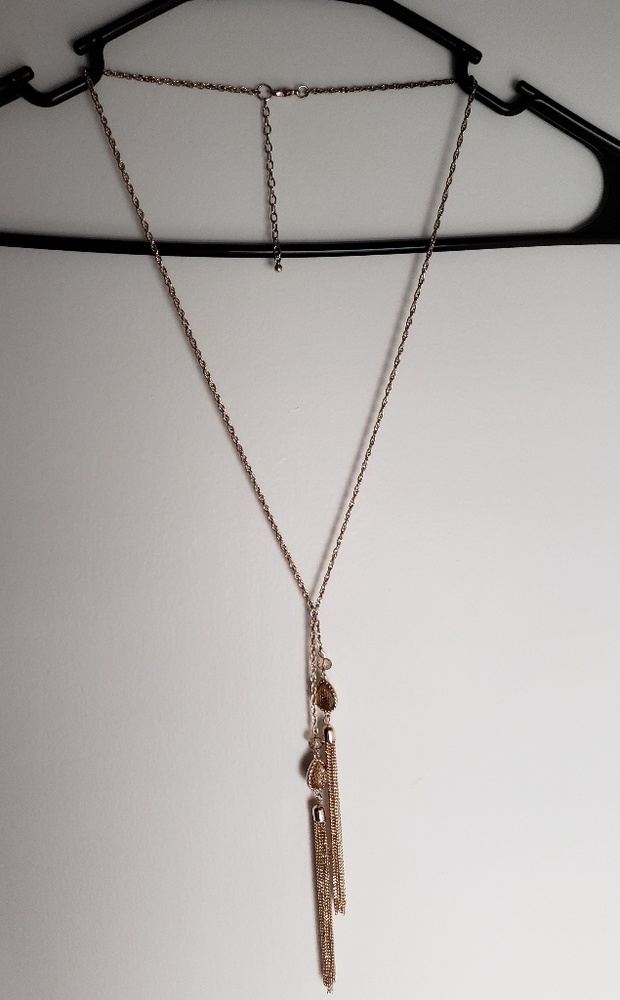 Long Rose Gold Necklace